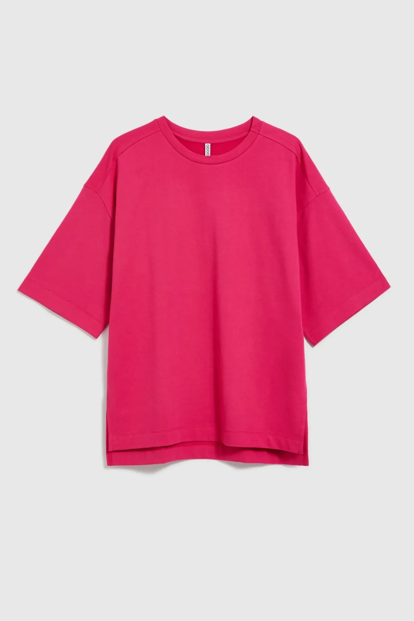 Bluzy Wiosenne|Bluzy Damskie Bez Kaptura>Moodo Bluza oversize fuksjowa