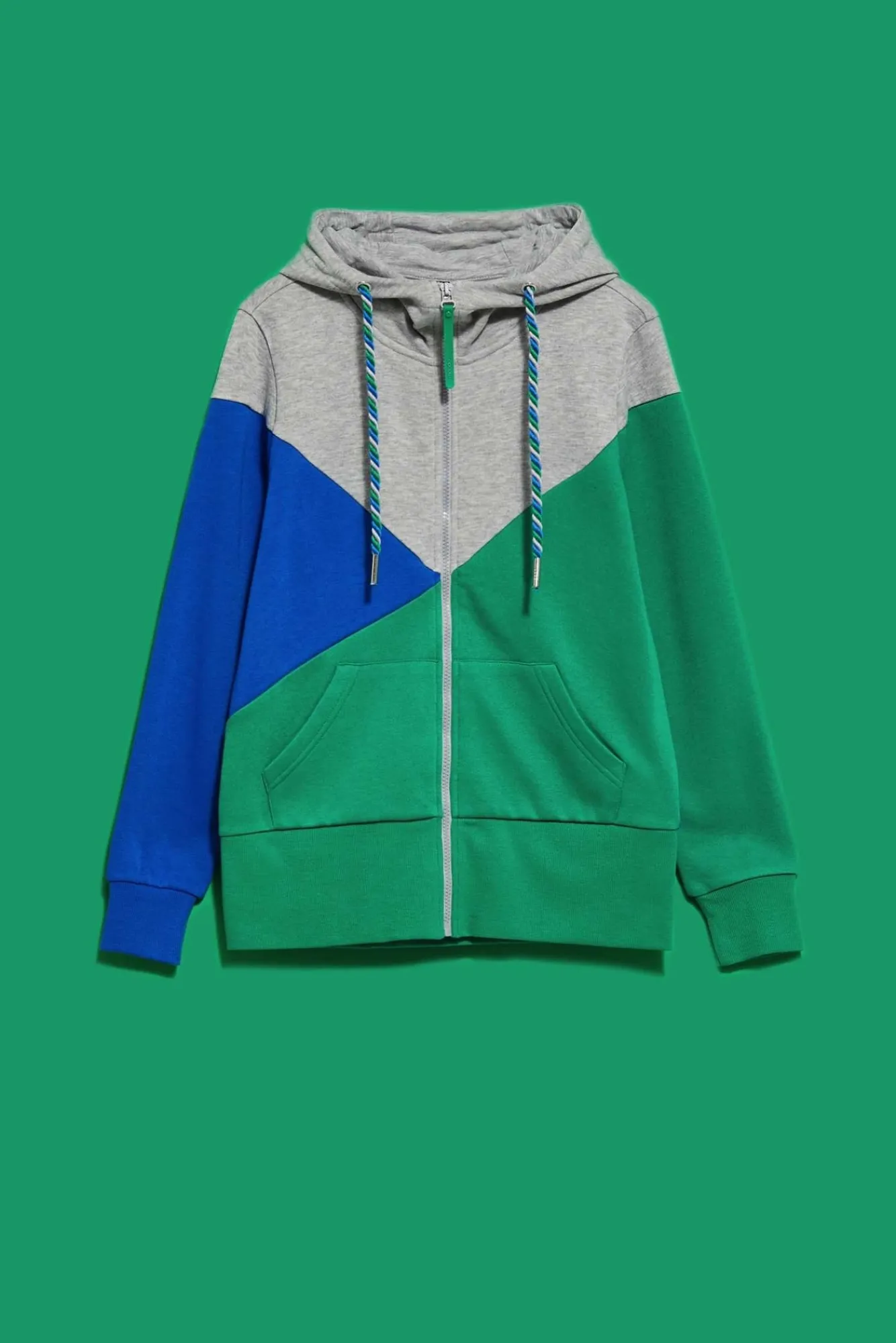 Bluzy Damskie Kolorowe|Bluzy Wiosenne>Moodo Bluza z kapturem zielona