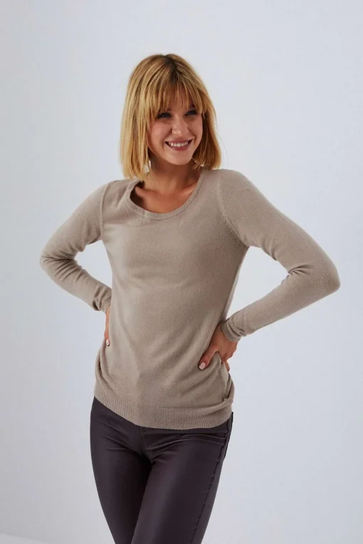 Swetry Casual|Swetry Zimowe>Moodo Gładki sweter